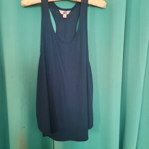 JoyLab Teal Racerback Tank Top L Poly/Rayon/Spandex 20 1/2" W 24" L